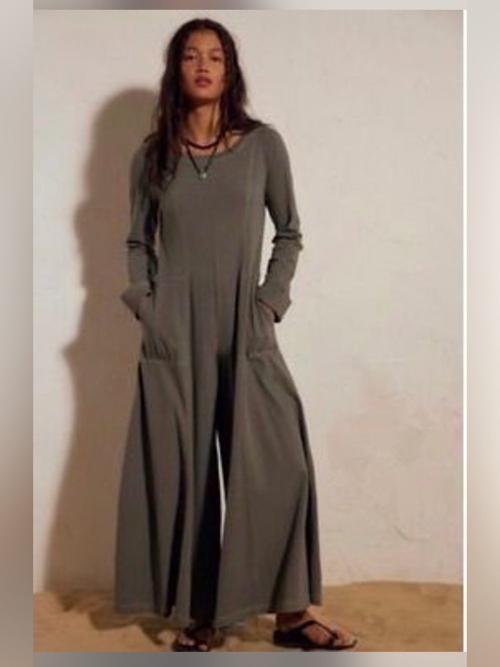 NWT Free People Strada wide leg Jumpsuit